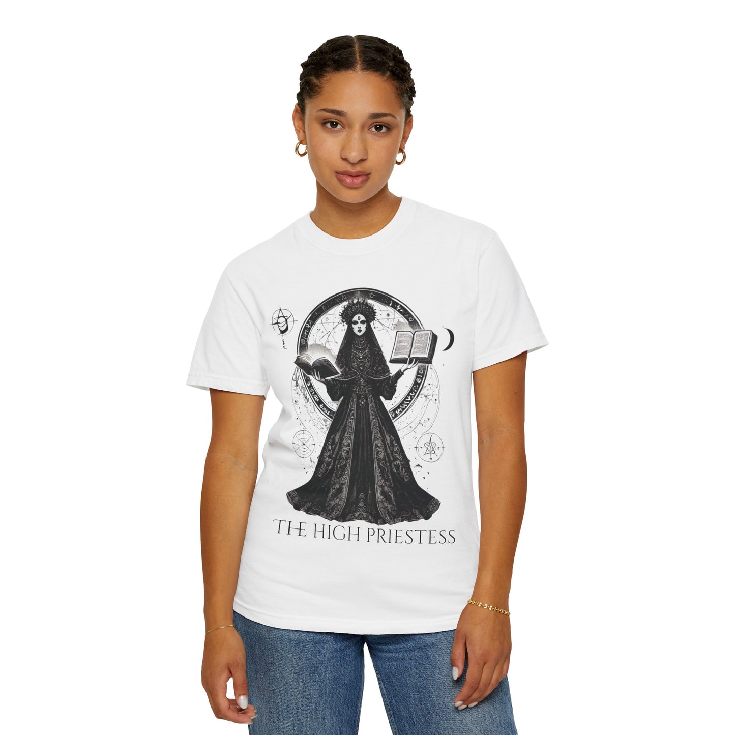 The High Priestess T-Shirt for Spiritual Seekers