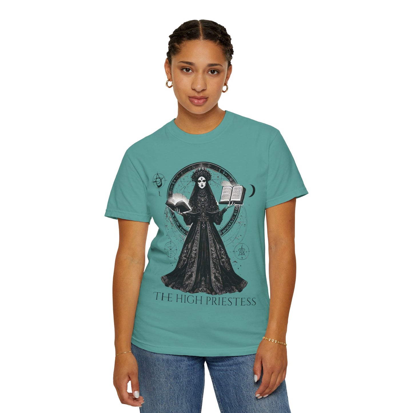 The High Priestess T-Shirt for Spiritual Seekers