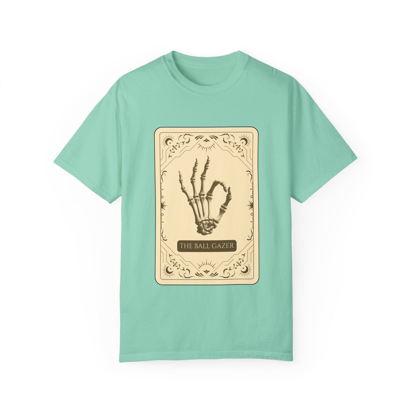 The Ball Gazer Unisex Garment-Dyed T-Shirt - See It All, Know It All, Own It All.