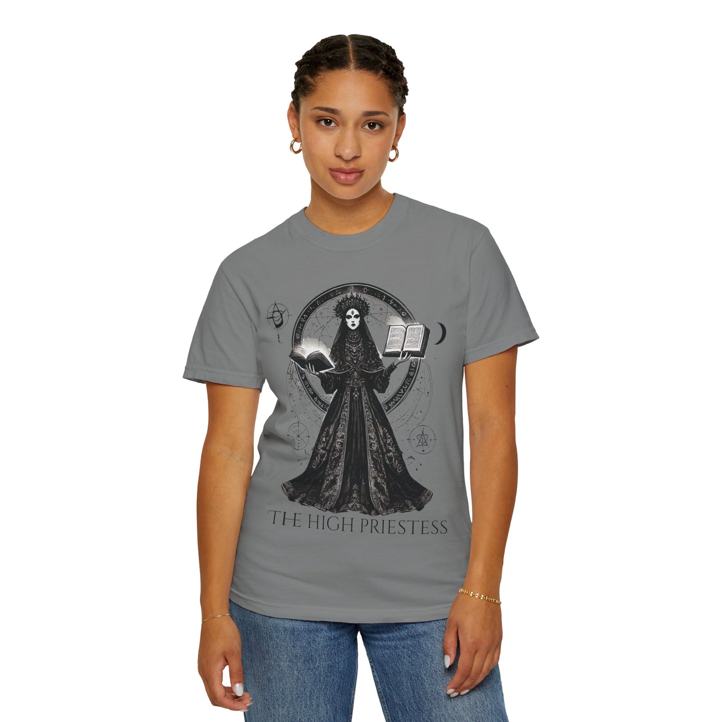 The High Priestess T-Shirt for Spiritual Seekers