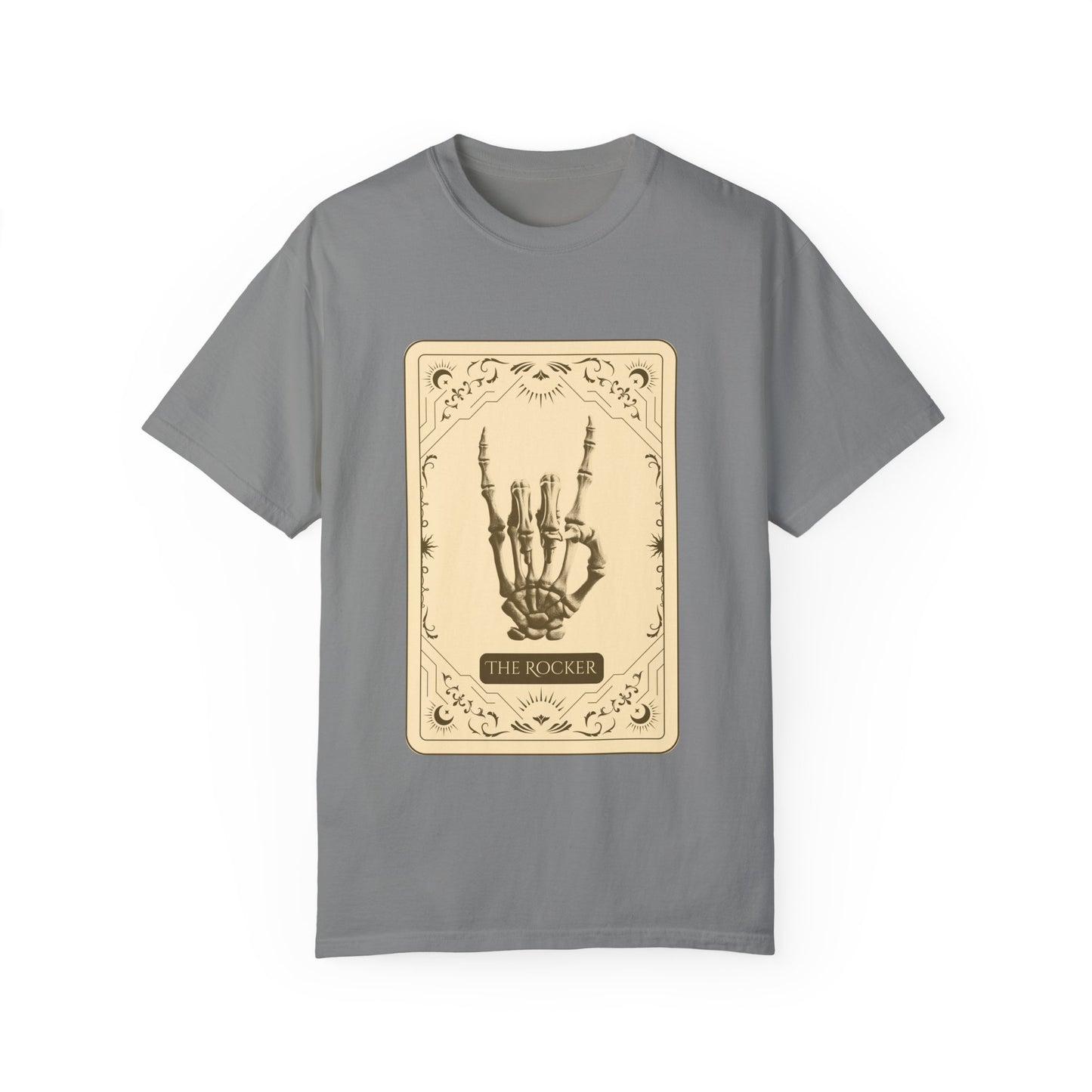 The Rocker Unisex Garment-Dyed T-Shirt - Unleash the Fire Within. Live Loud, Die Free.