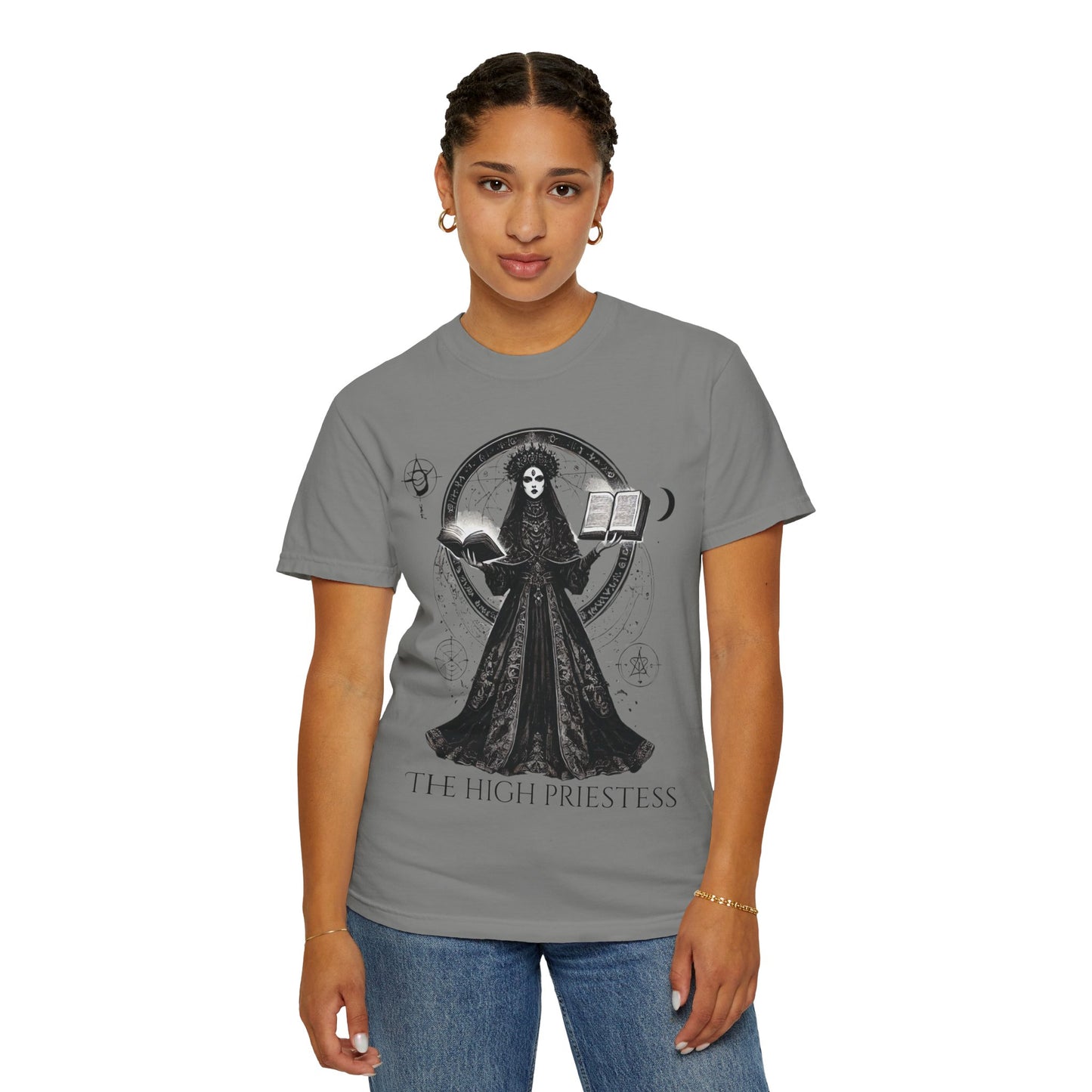 The High Priestess T-Shirt for Spiritual Seekers