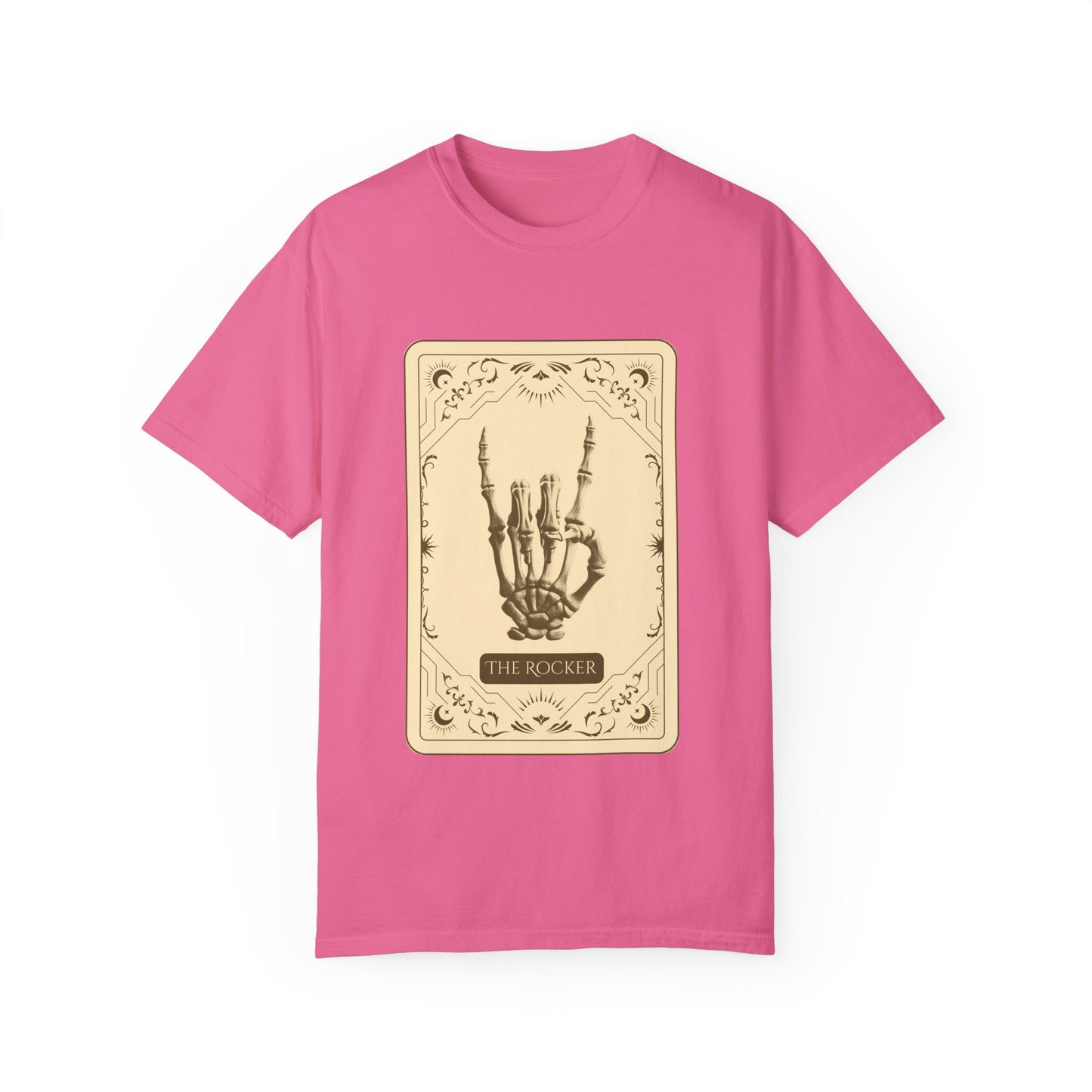The Rocker Unisex Garment-Dyed T-Shirt - Unleash the Fire Within. Live Loud, Die Free.