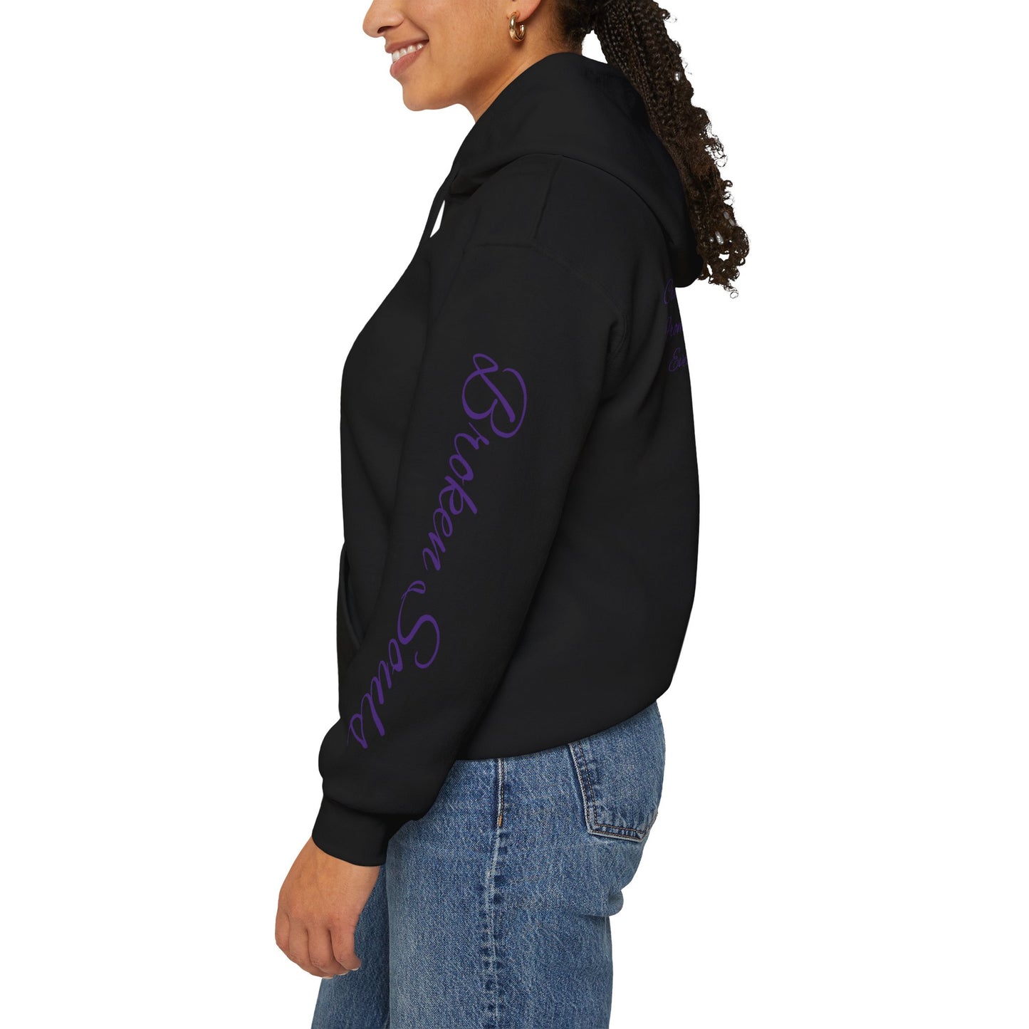 Inspirational Unisex Hooded Sweatshirt - 'Broken Souls' Design
