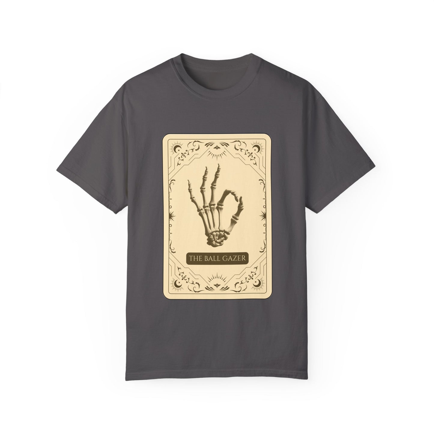 The Ball Gazer Unisex Garment-Dyed T-Shirt - See It All, Know It All, Own It All.