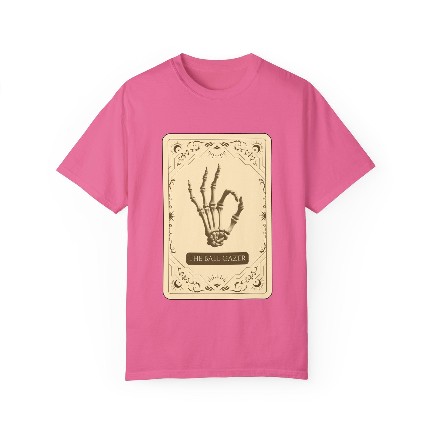 The Ball Gazer Unisex Garment-Dyed T-Shirt - See It All, Know It All, Own It All.