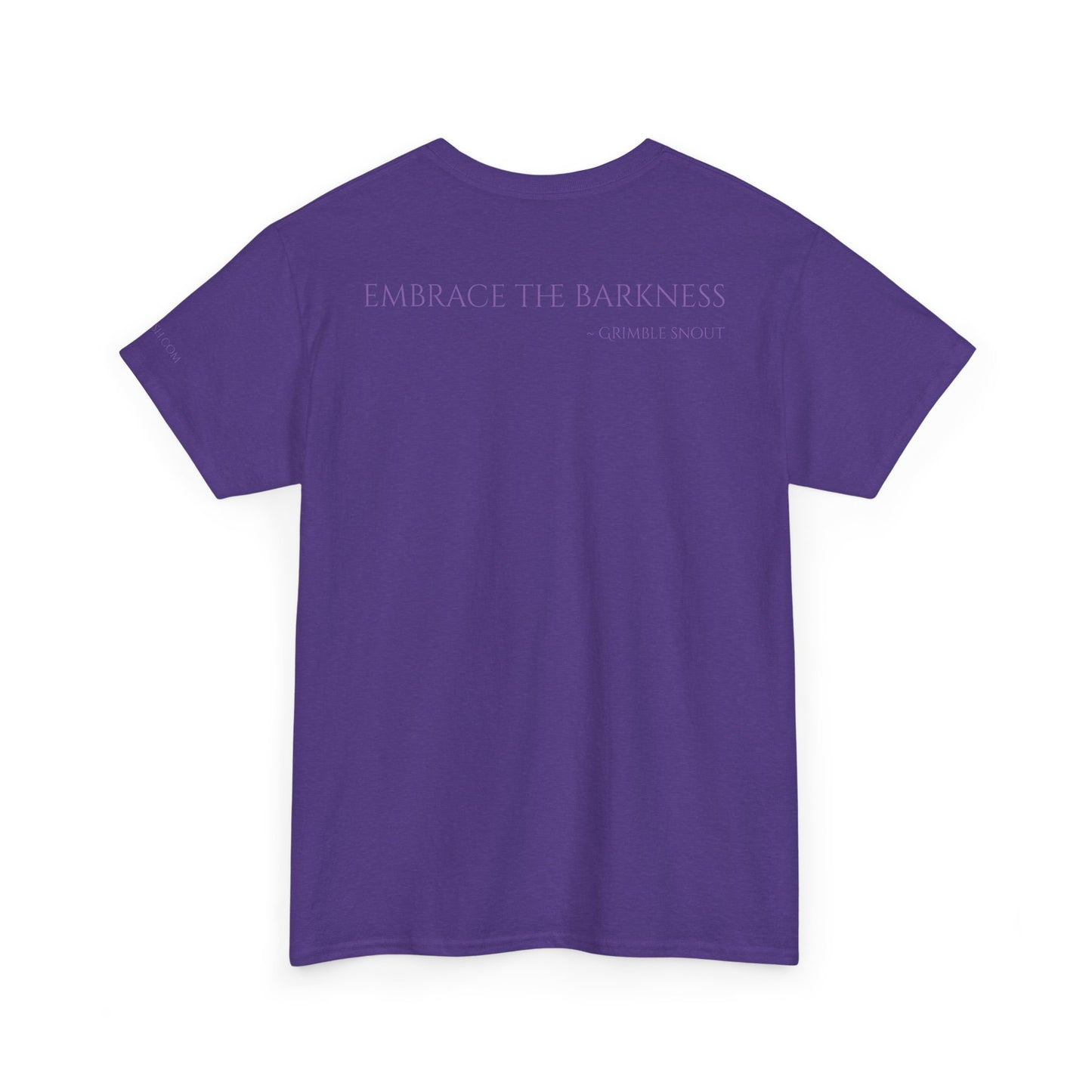 Grimble Snout Unisex Heavy Cotton Tee - Embrace the Barkness Dog Shirt