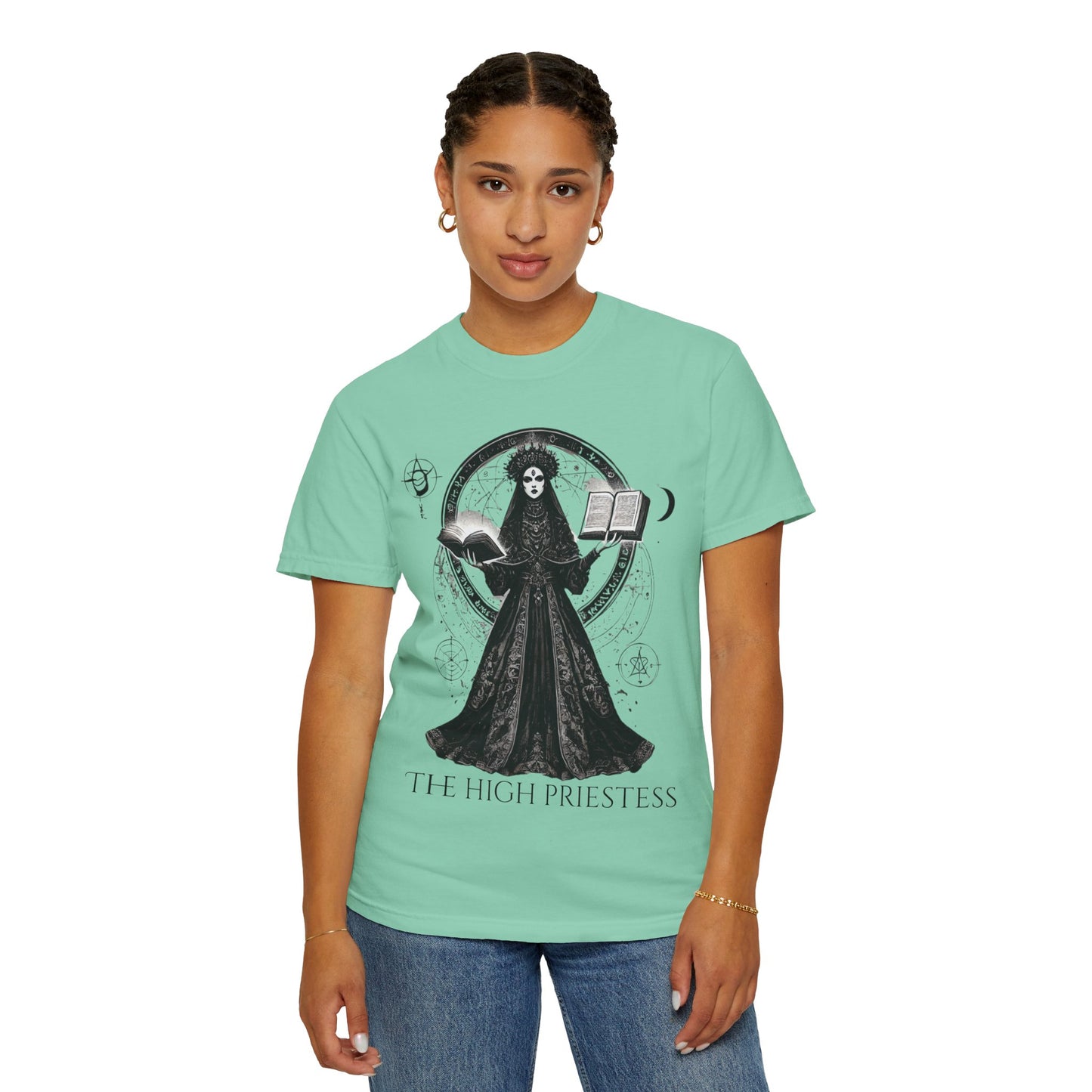 The High Priestess T-Shirt for Spiritual Seekers