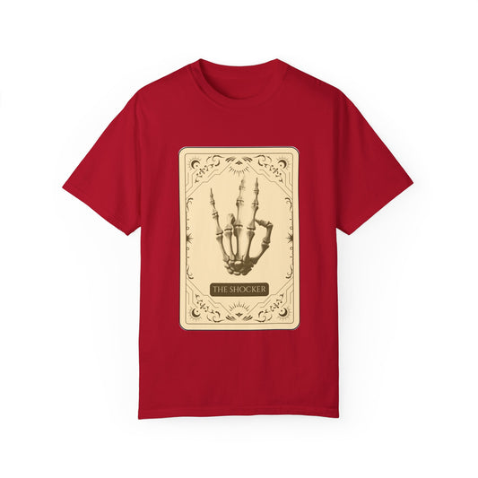 The Shocker Unisex Garment-Dyed T-Shirt - Bold Moves, Big Reactions, No Regrets.