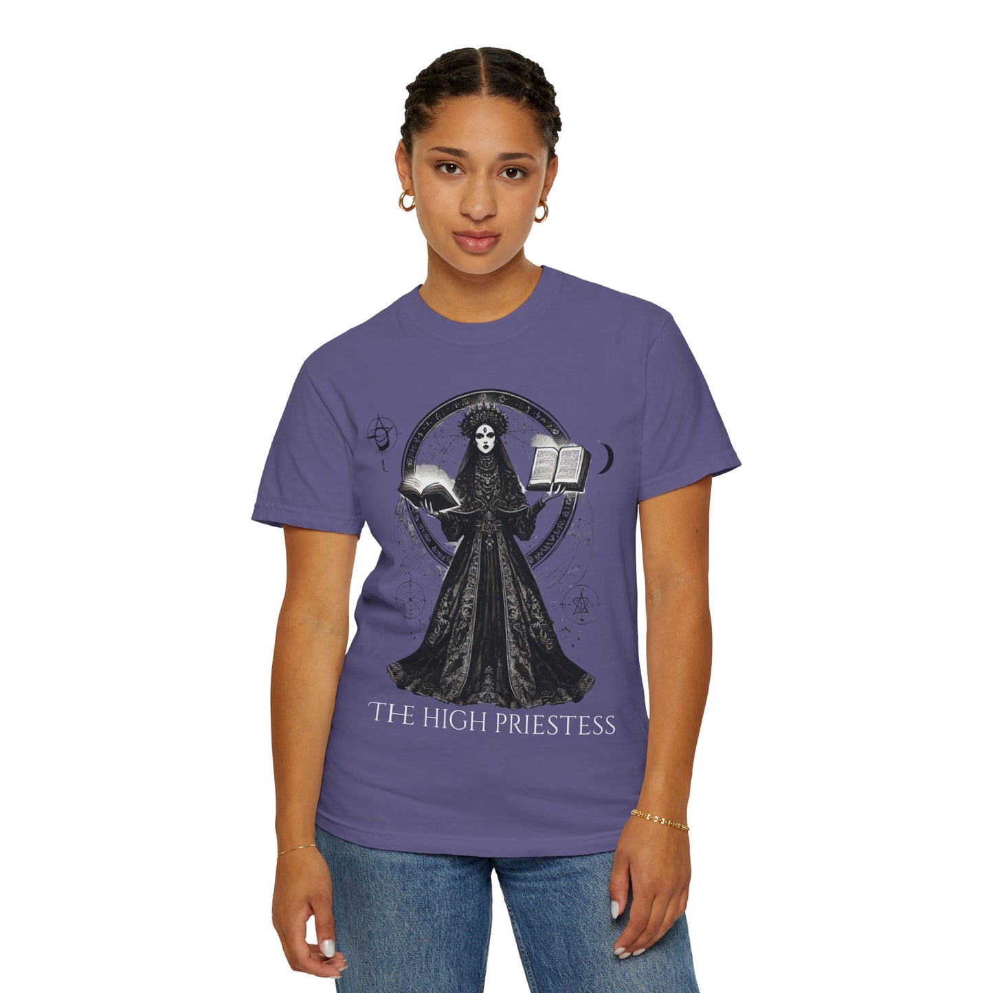 The High Priestess T-Shirt for Spiritual Seekers