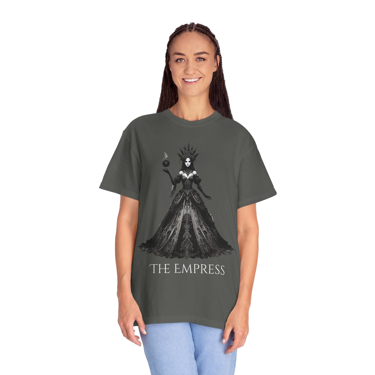 The Empress T-Shirt - Unisex Garment-Dyed Tee for Growth and Abundance