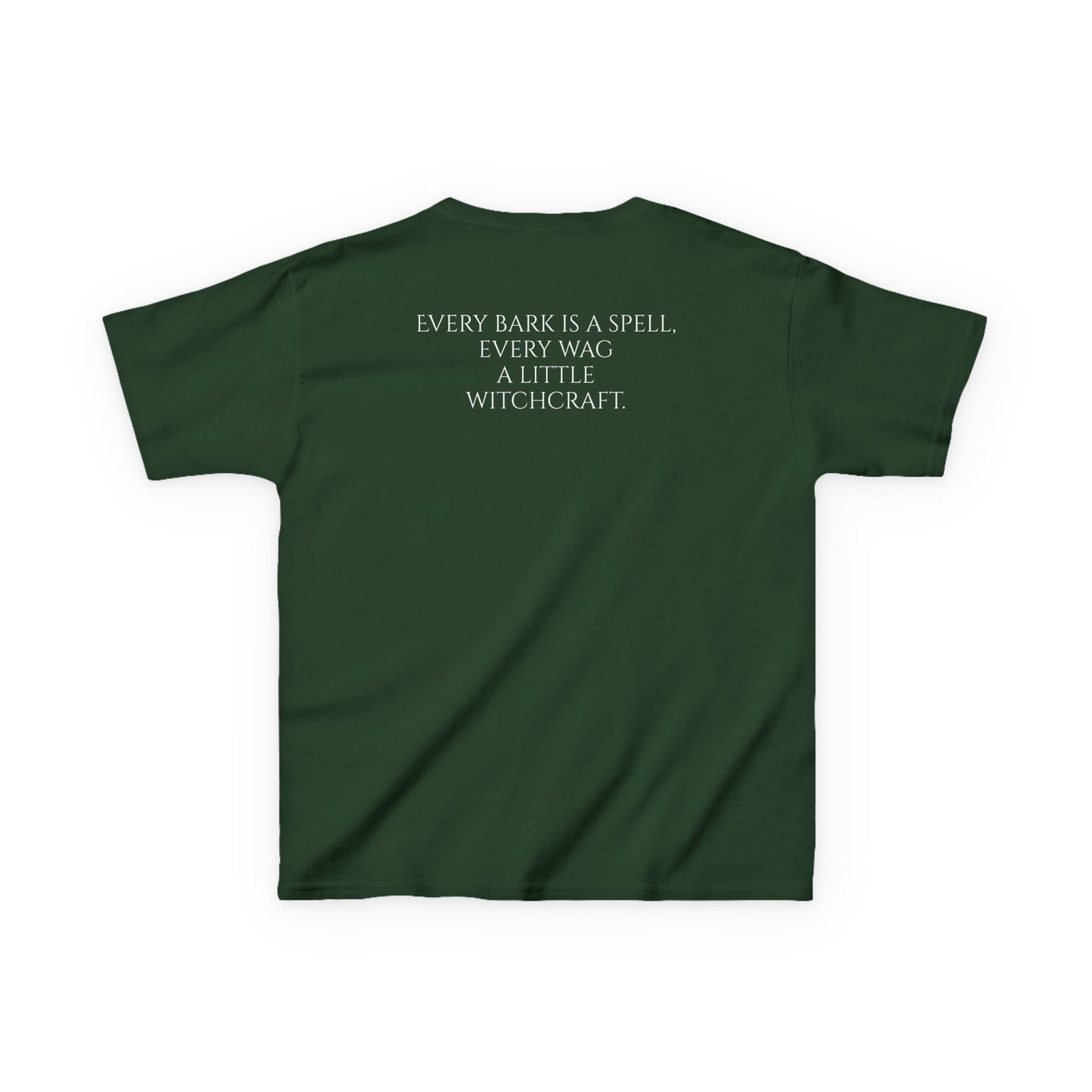 Morticia Raven Paws Tee - Every Bark is a Spell