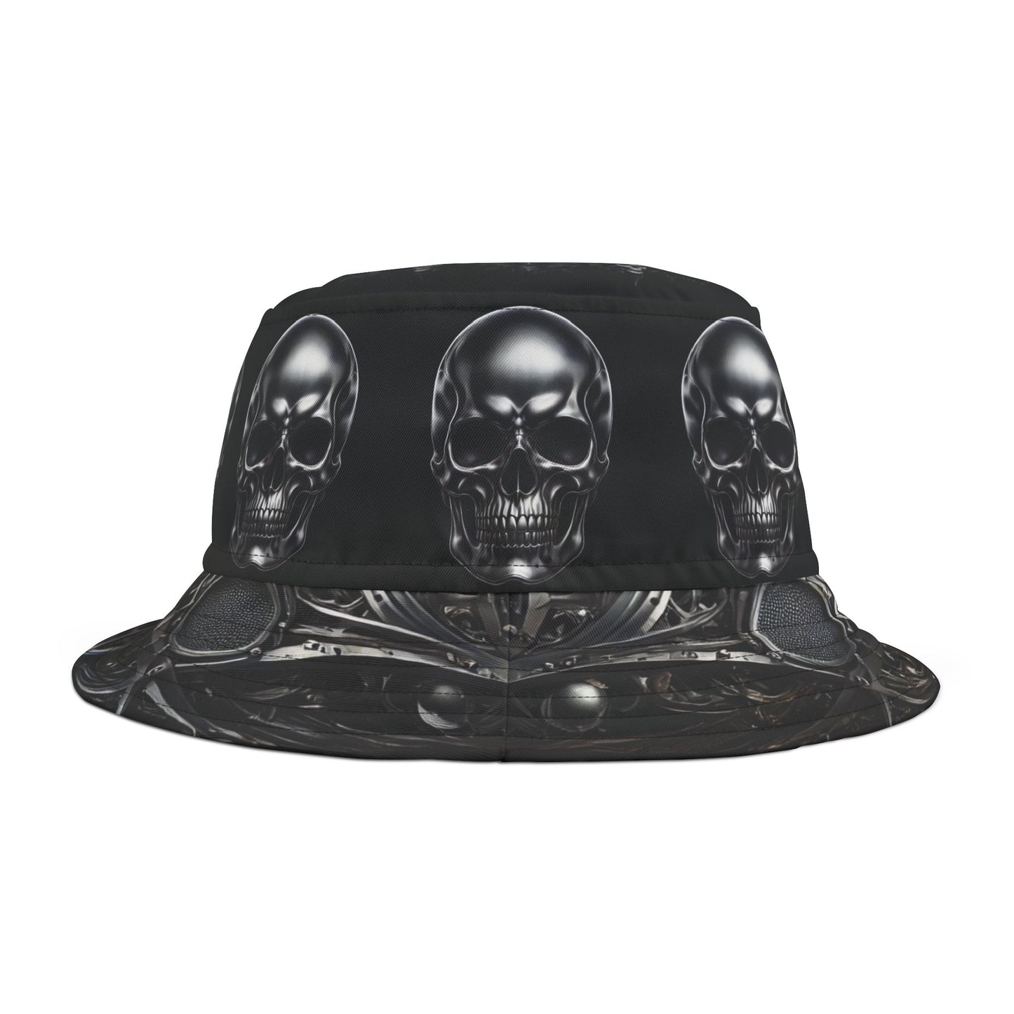 Skull Bucket Hat - Edgy Fashion Accessory
