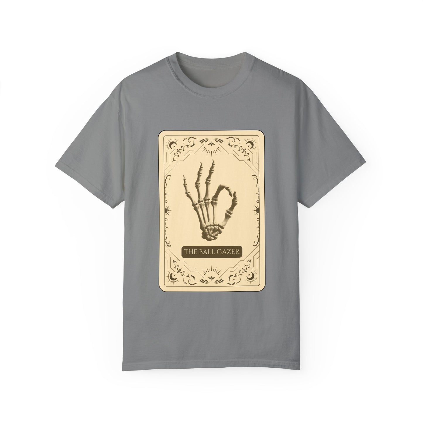 The Ball Gazer Unisex Garment-Dyed T-Shirt - See It All, Know It All, Own It All.