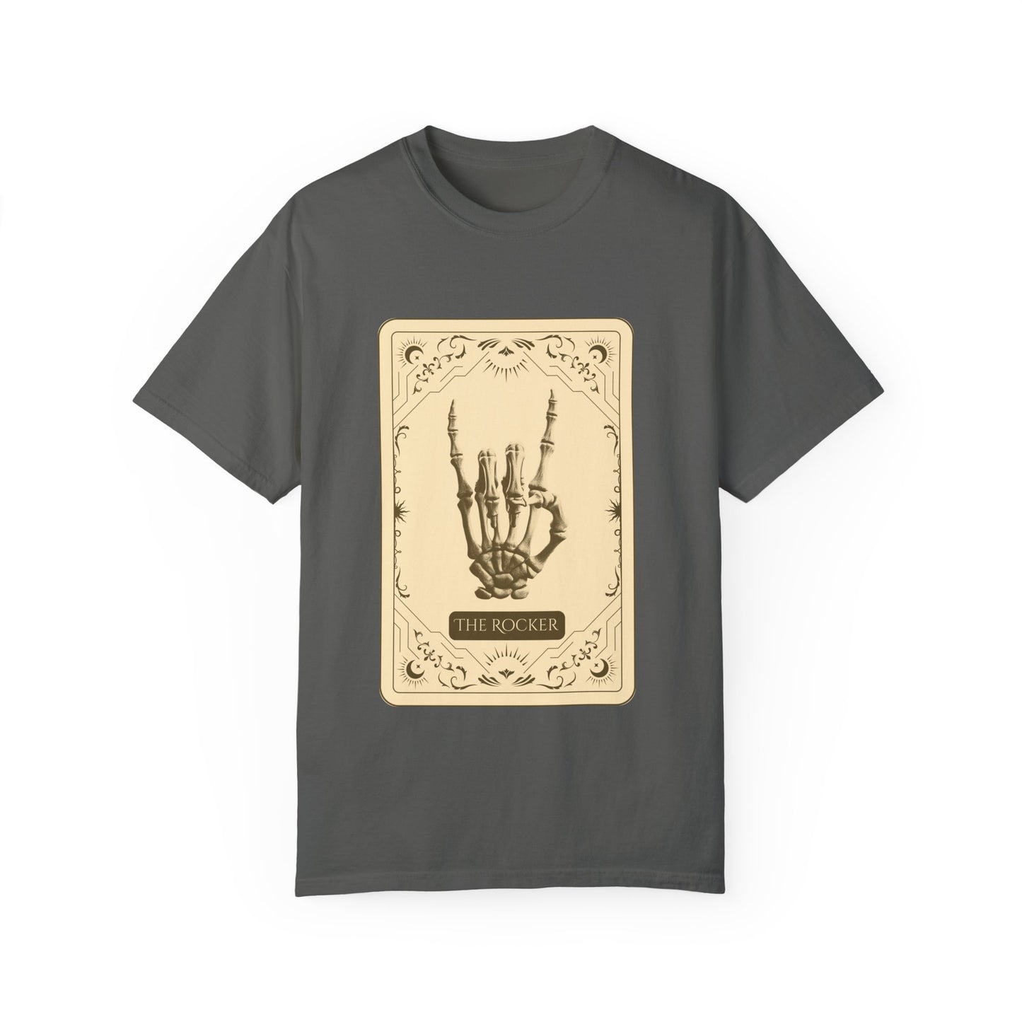 The Rocker Unisex Garment-Dyed T-Shirt - Unleash the Fire Within. Live Loud, Die Free.