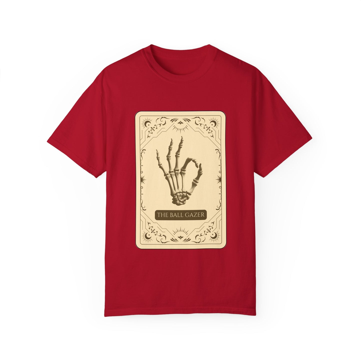 The Ball Gazer Unisex Garment-Dyed T-Shirt - See It All, Know It All, Own It All.