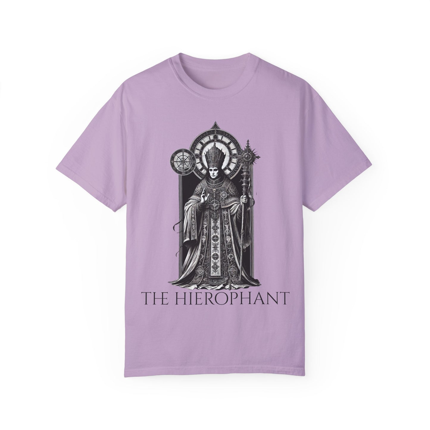 The Hierophant Garment-Dyed T-Shirt - Unisex Tarot Design