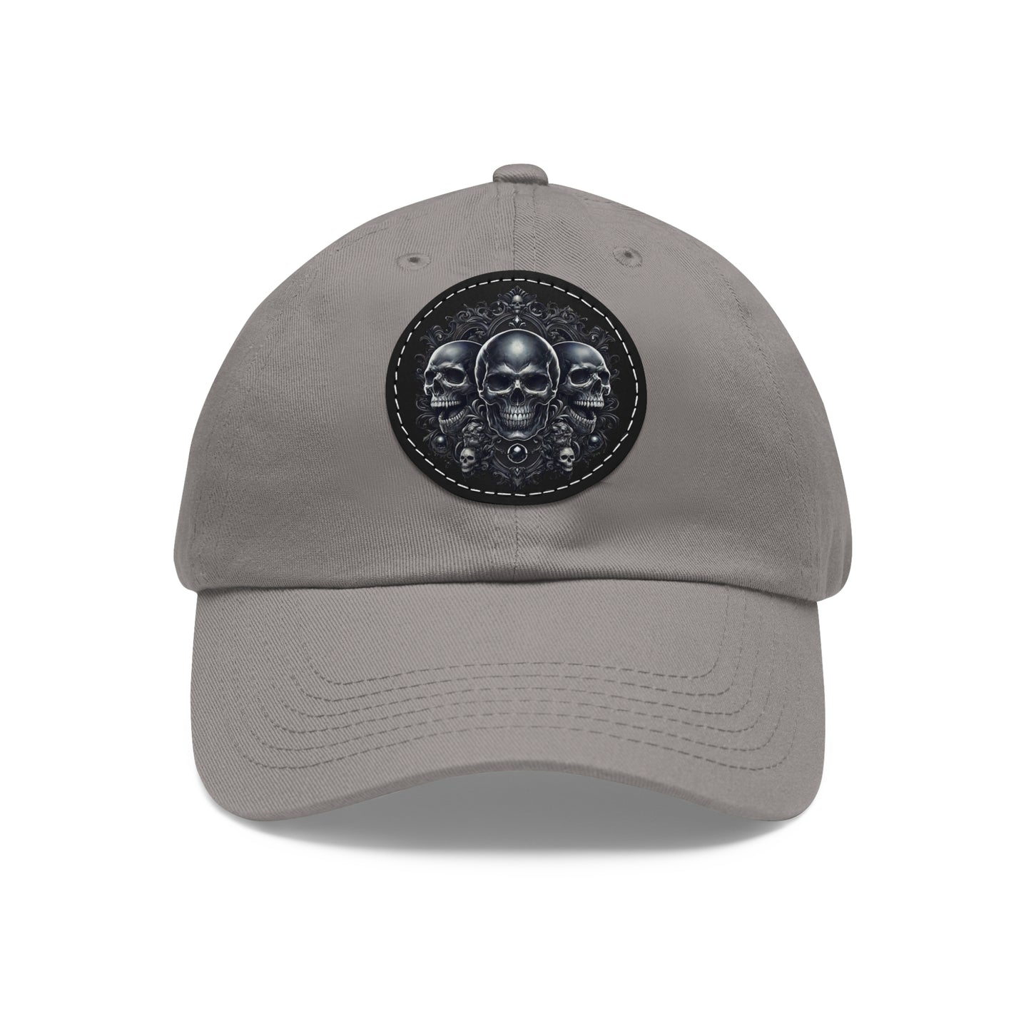 Skull Patch Dad Hat - Stylish Everyday Cap for Men