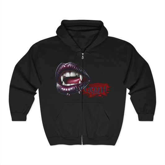 Goth-ish - Unisex Zip Up Hoodie