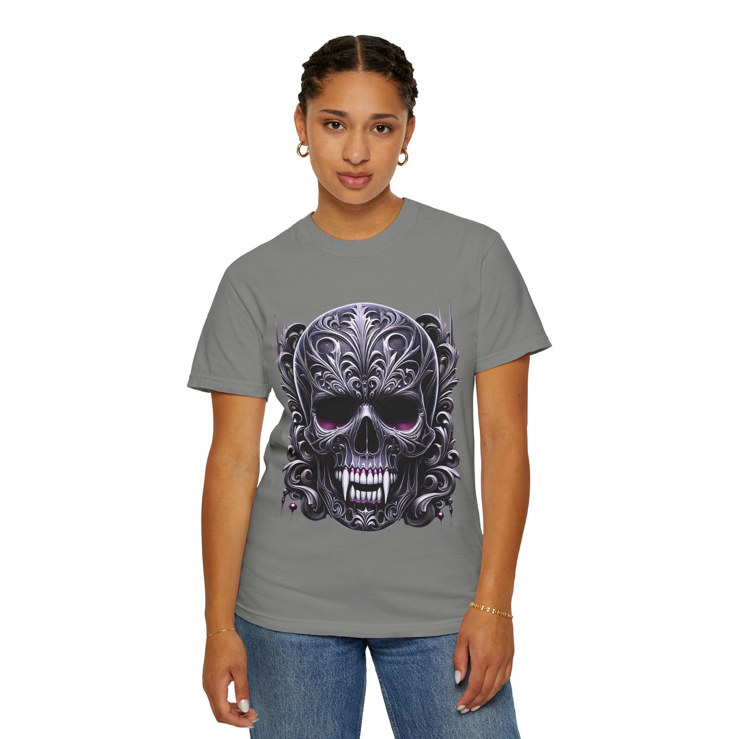 Embrace the Darkness Skull T-Shirt for Individuals Who Celebrate Unique Style
