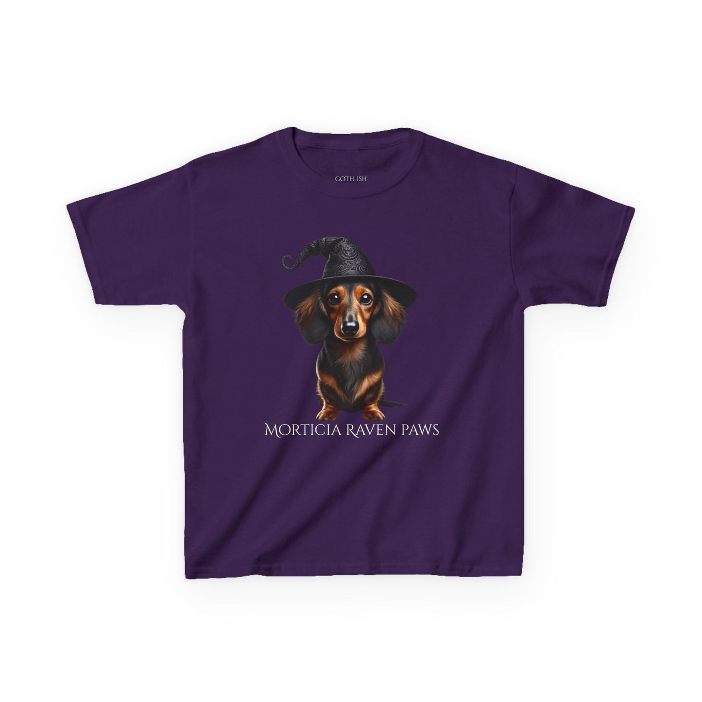 Morticia Raven Paws Tee - Every Bark is a Spell