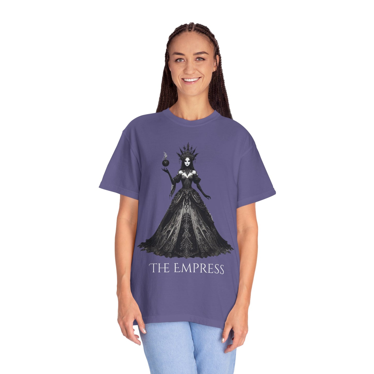 The Empress T-Shirt - Unisex Garment-Dyed Tee for Growth and Abundance