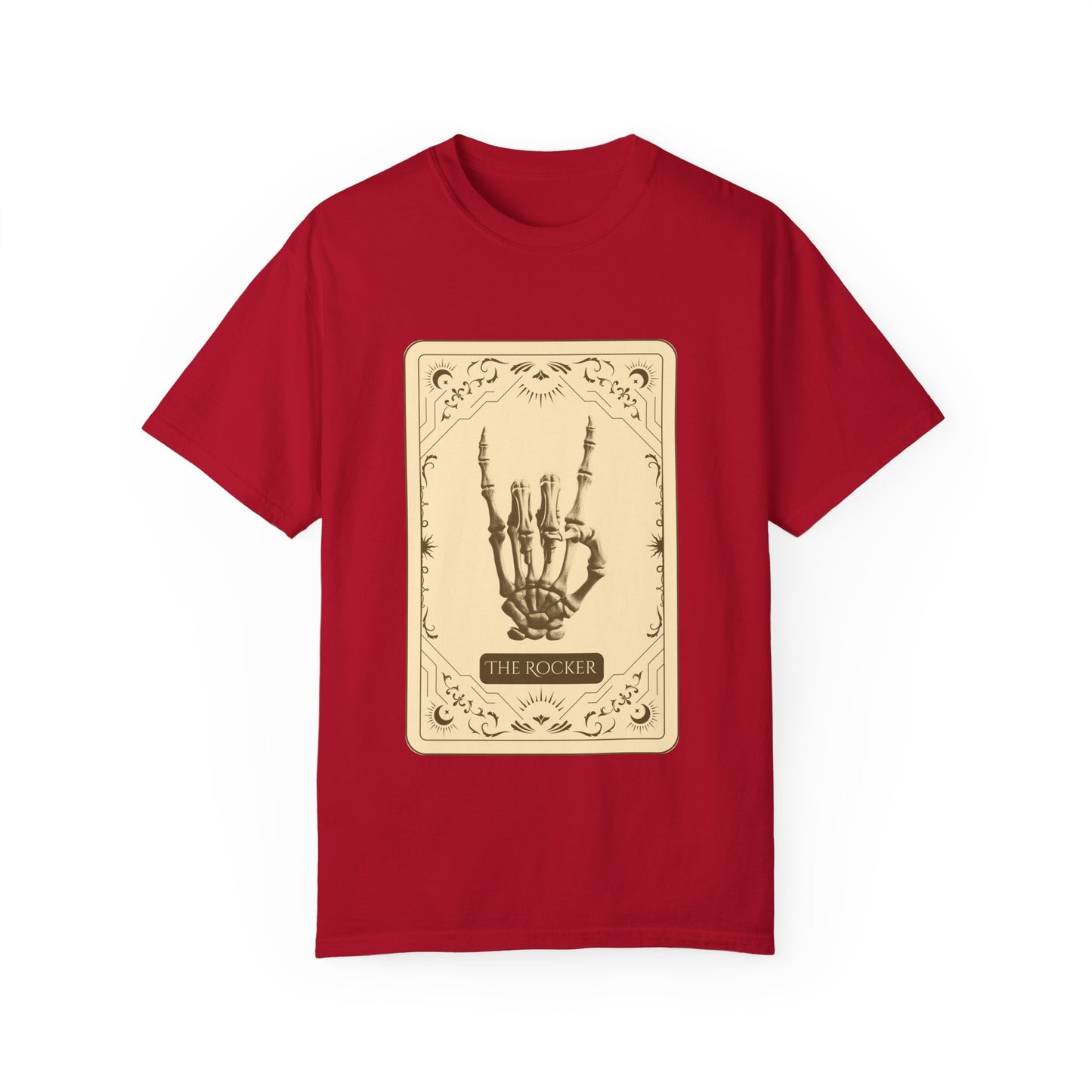 The Rocker Unisex Garment-Dyed T-Shirt - Unleash the Fire Within. Live Loud, Die Free.