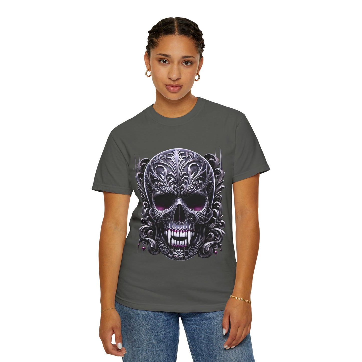 Embrace the Darkness Skull T-Shirt for Individuals Who Celebrate Unique Style