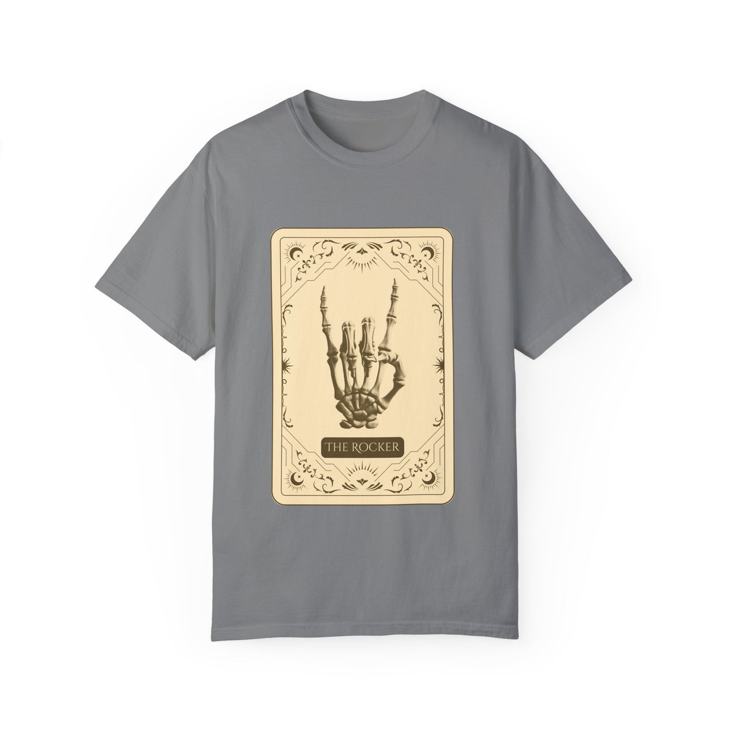 The Rocker Unisex Garment-Dyed T-Shirt - Unleash the Fire Within. Live Loud, Die Free.