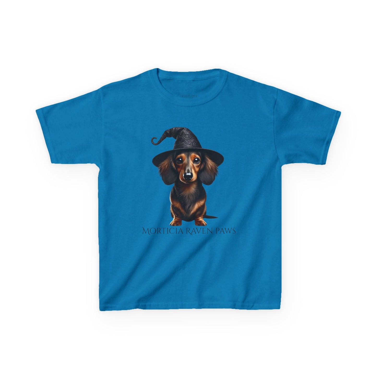 Morticia Raven Paws Tee - Every Bark is a Spell