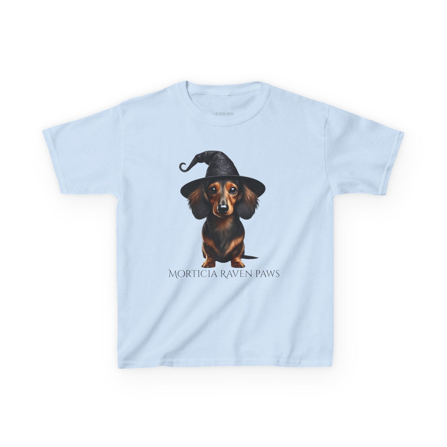 Morticia Raven Paws Tee - Every Bark is a Spell