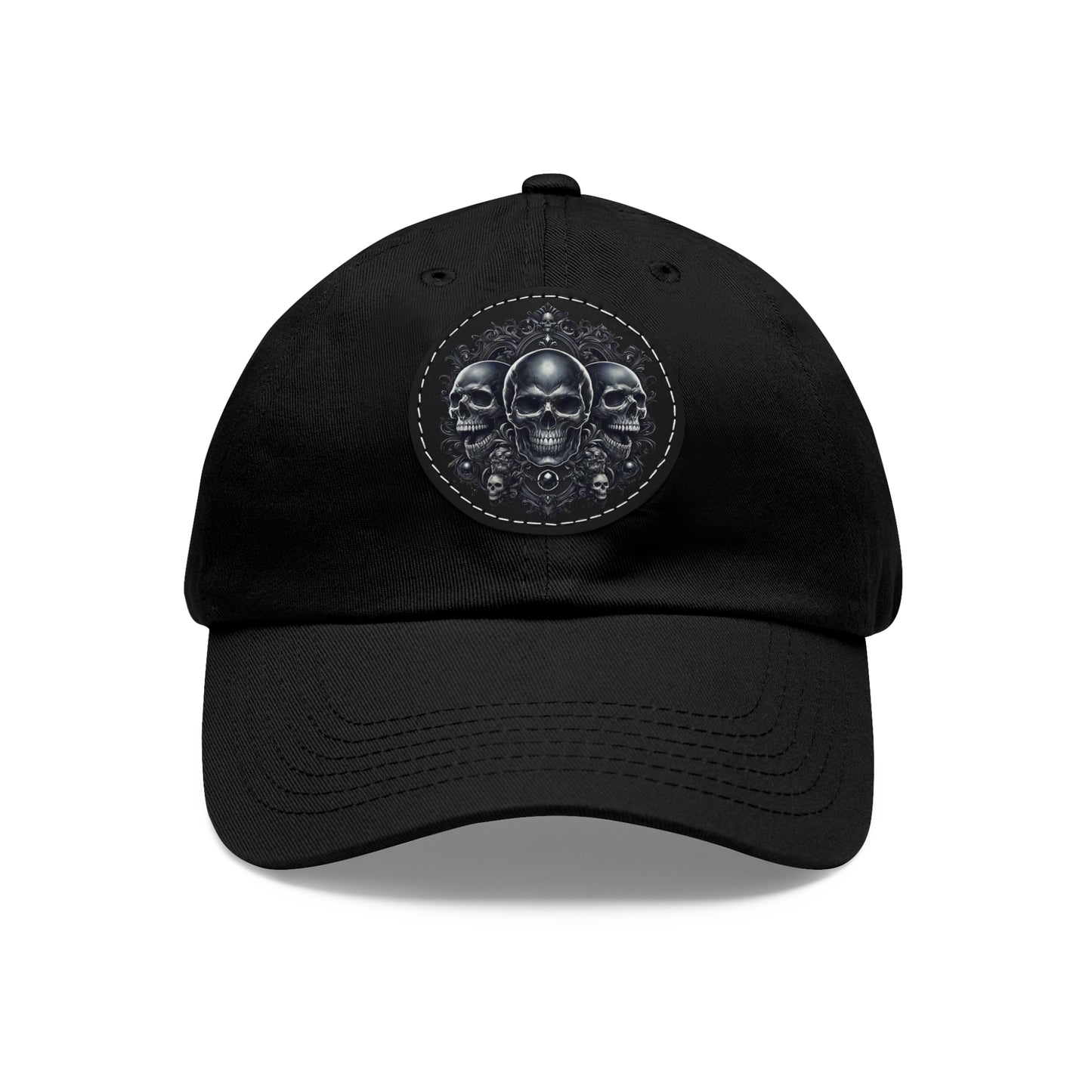 Skull Patch Dad Hat - Stylish Everyday Cap for Men