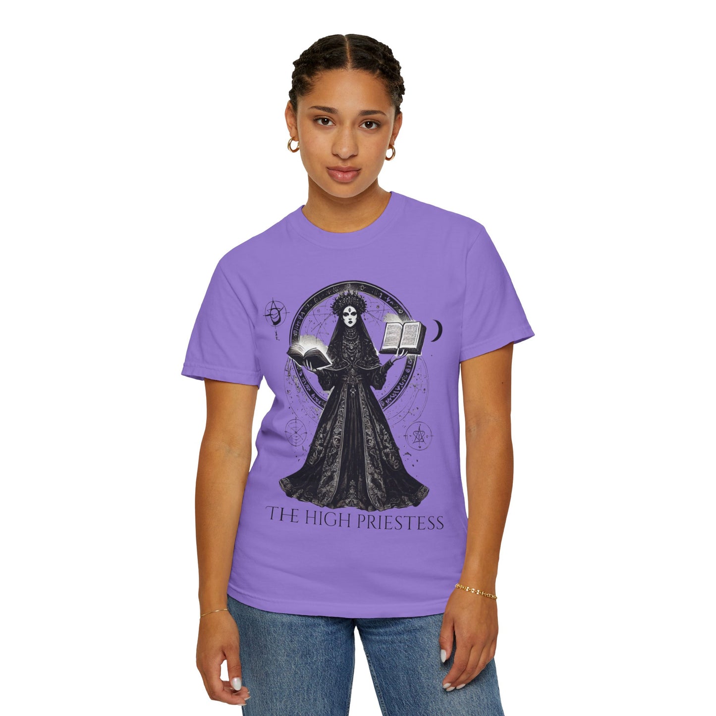 The High Priestess T-Shirt for Spiritual Seekers