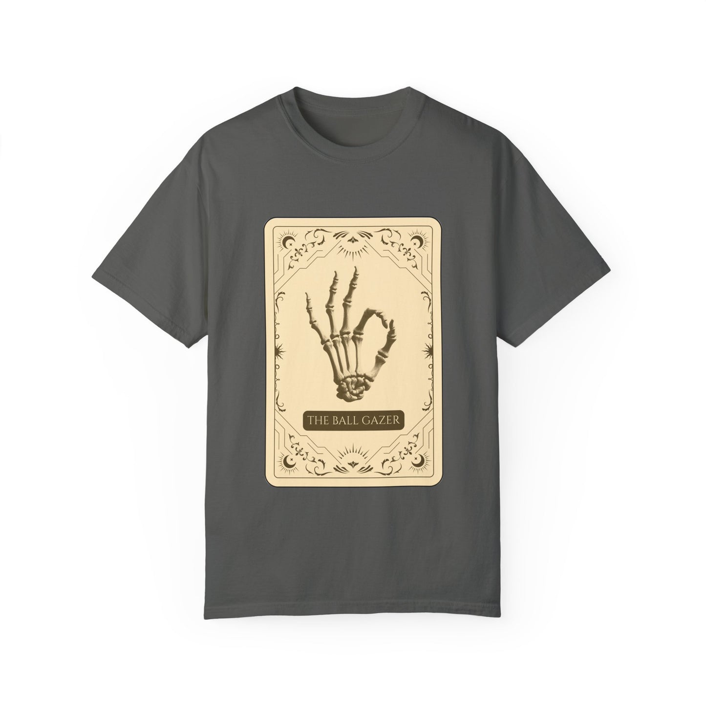 The Ball Gazer Unisex Garment-Dyed T-Shirt - See It All, Know It All, Own It All.