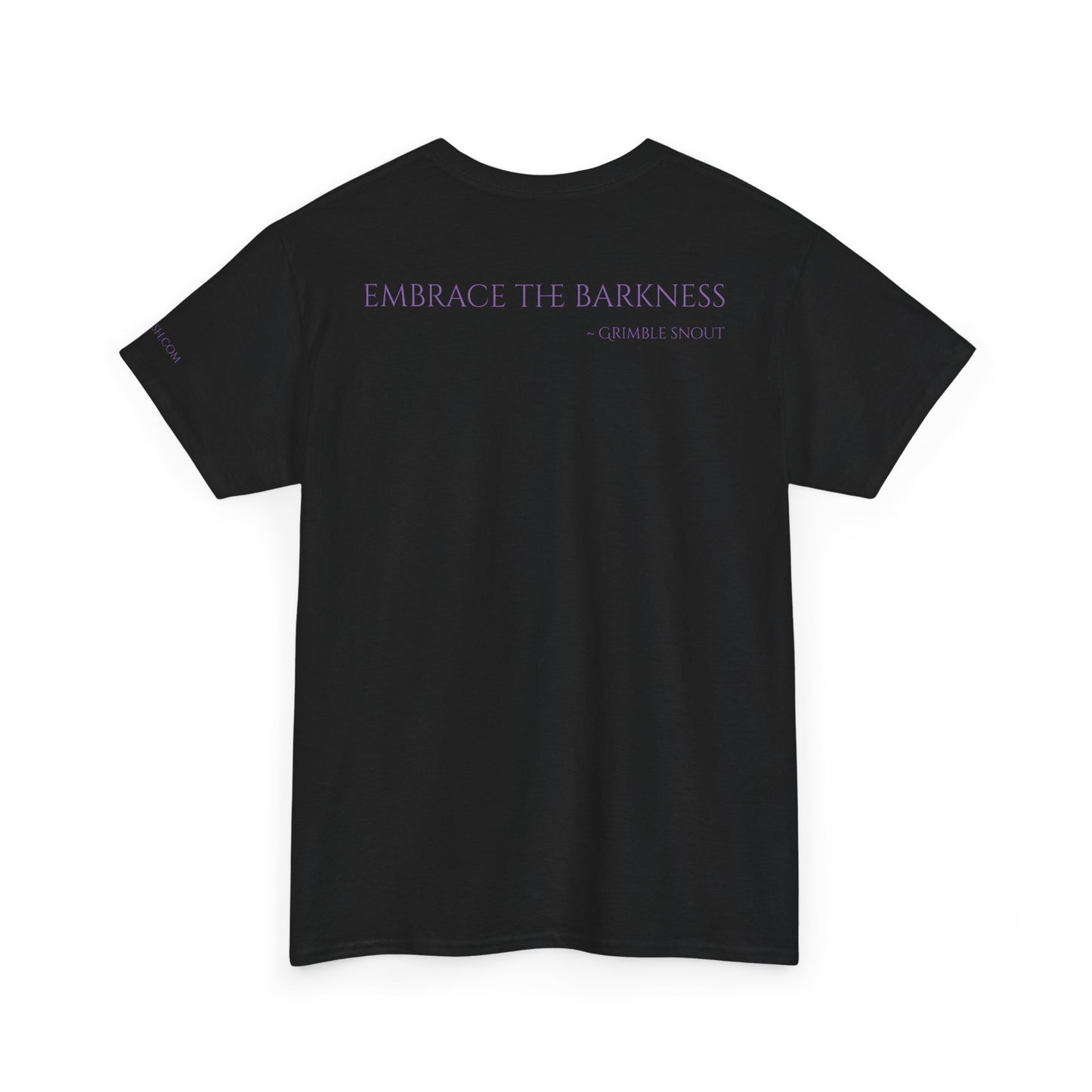 Grimble Snout Unisex Heavy Cotton Tee - Embrace the Barkness Dog Shirt
