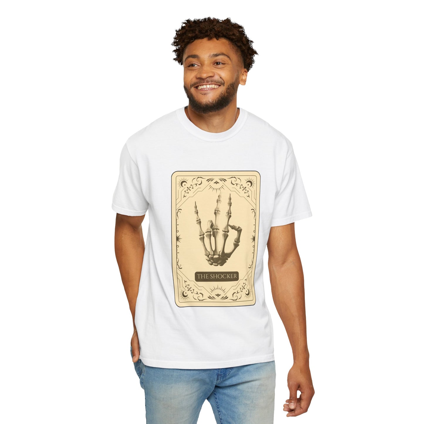 The Shocker Unisex Garment-Dyed T-Shirt - Bold Moves, Big Reactions, No Regrets.