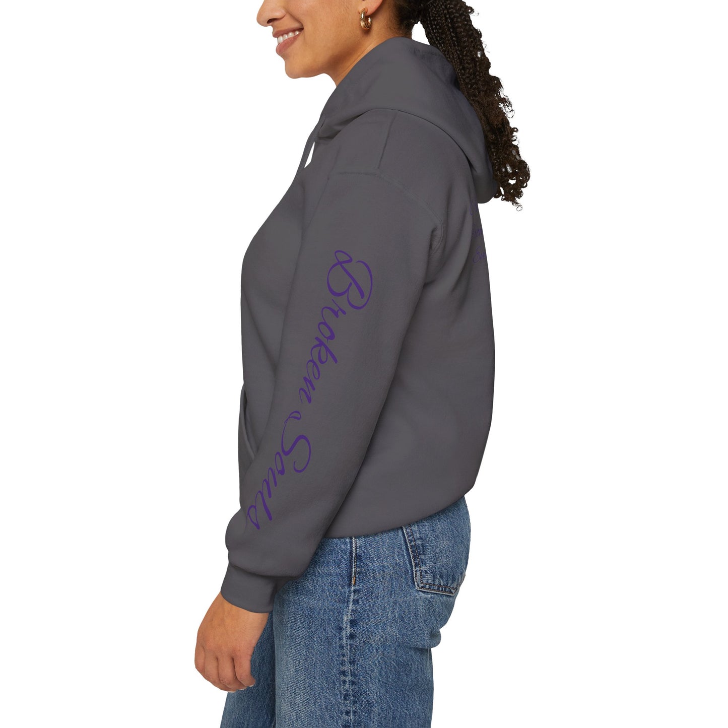 Inspirational Unisex Hooded Sweatshirt - 'Broken Souls' Design