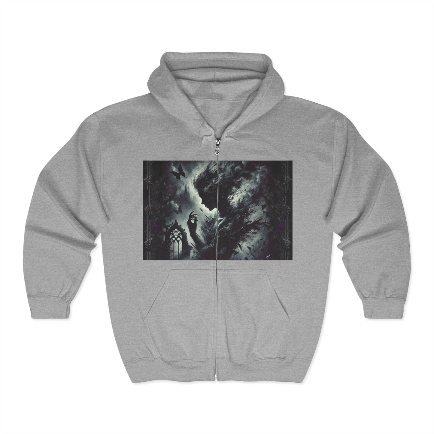 "Broken Soul" Hoodie - Unisex Heavy Blend™ with Poetic Quote