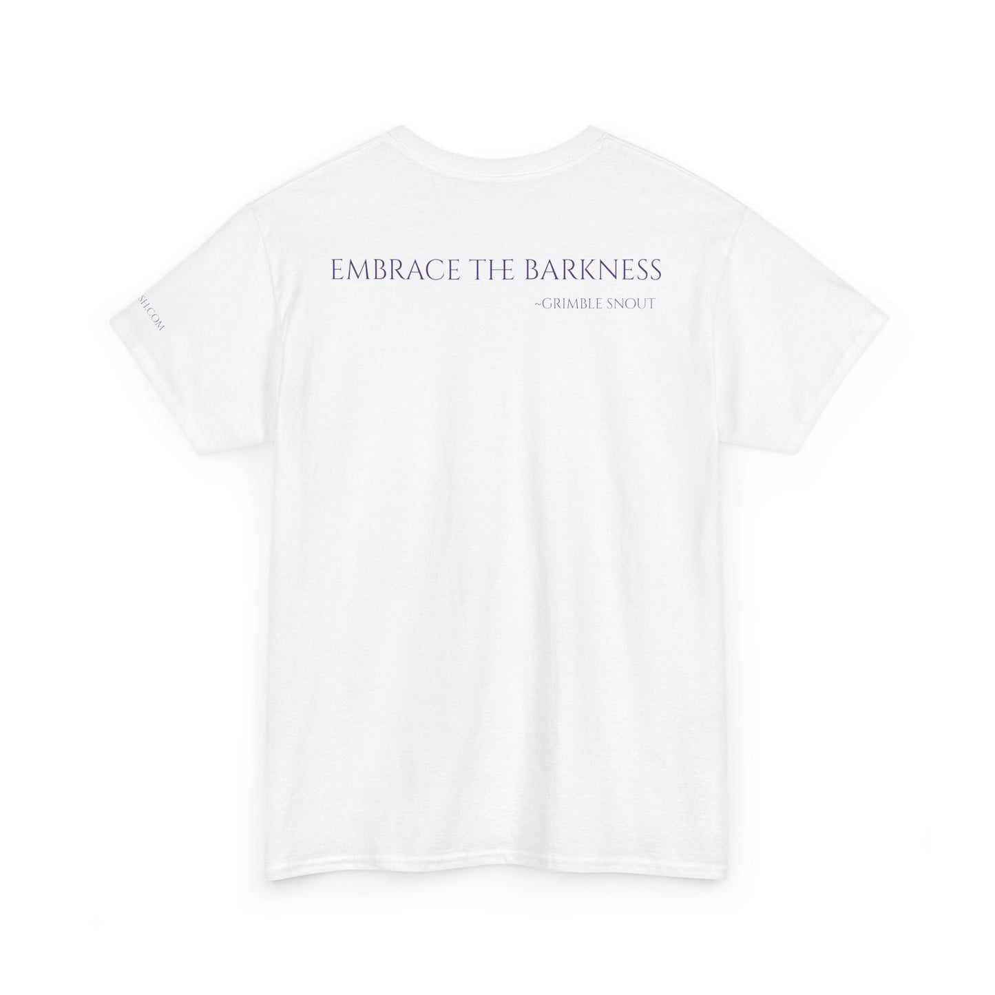 Grimble Snout Unisex Heavy Cotton Tee - Embrace the Barkness Dog Shirt
