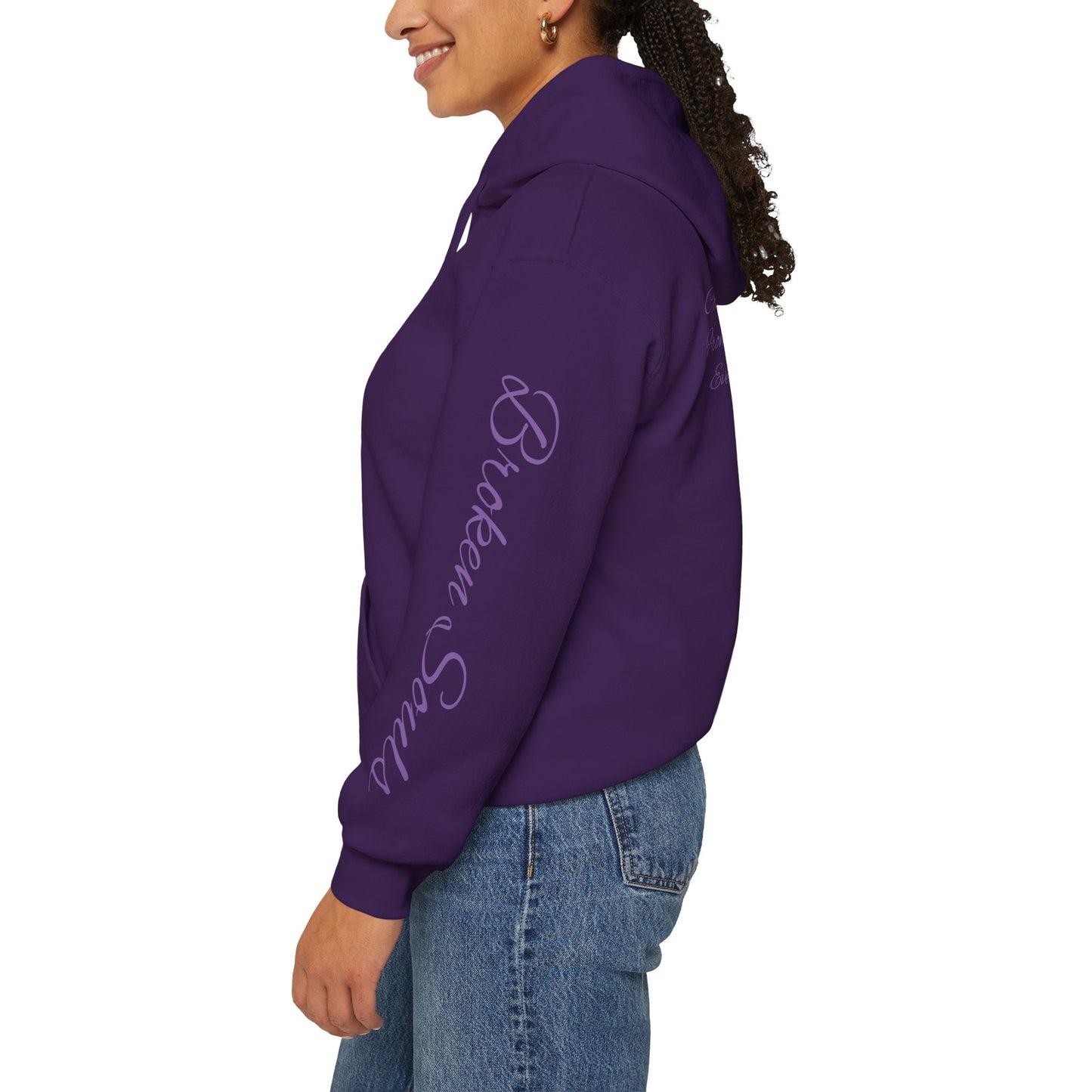 Inspirational Unisex Hooded Sweatshirt - 'Broken Souls' Design