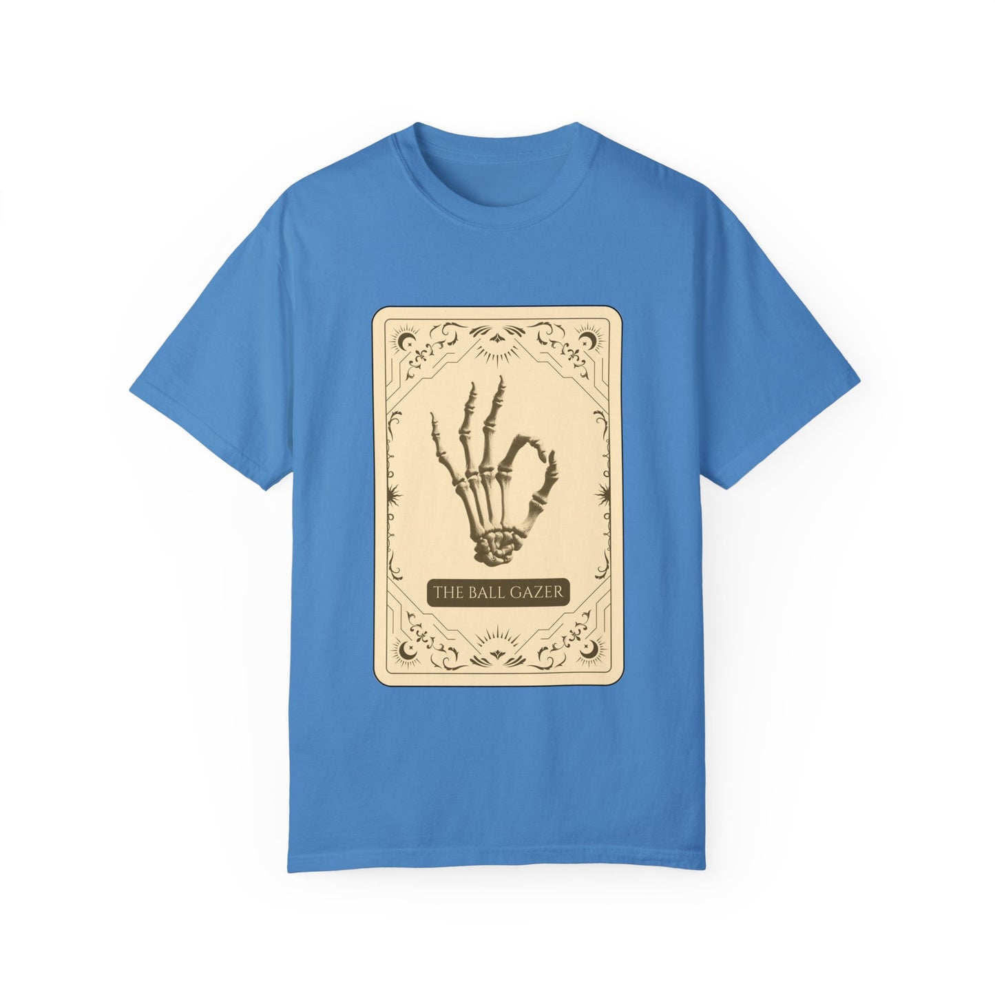 The Ball Gazer Unisex Garment-Dyed T-Shirt - See It All, Know It All, Own It All.