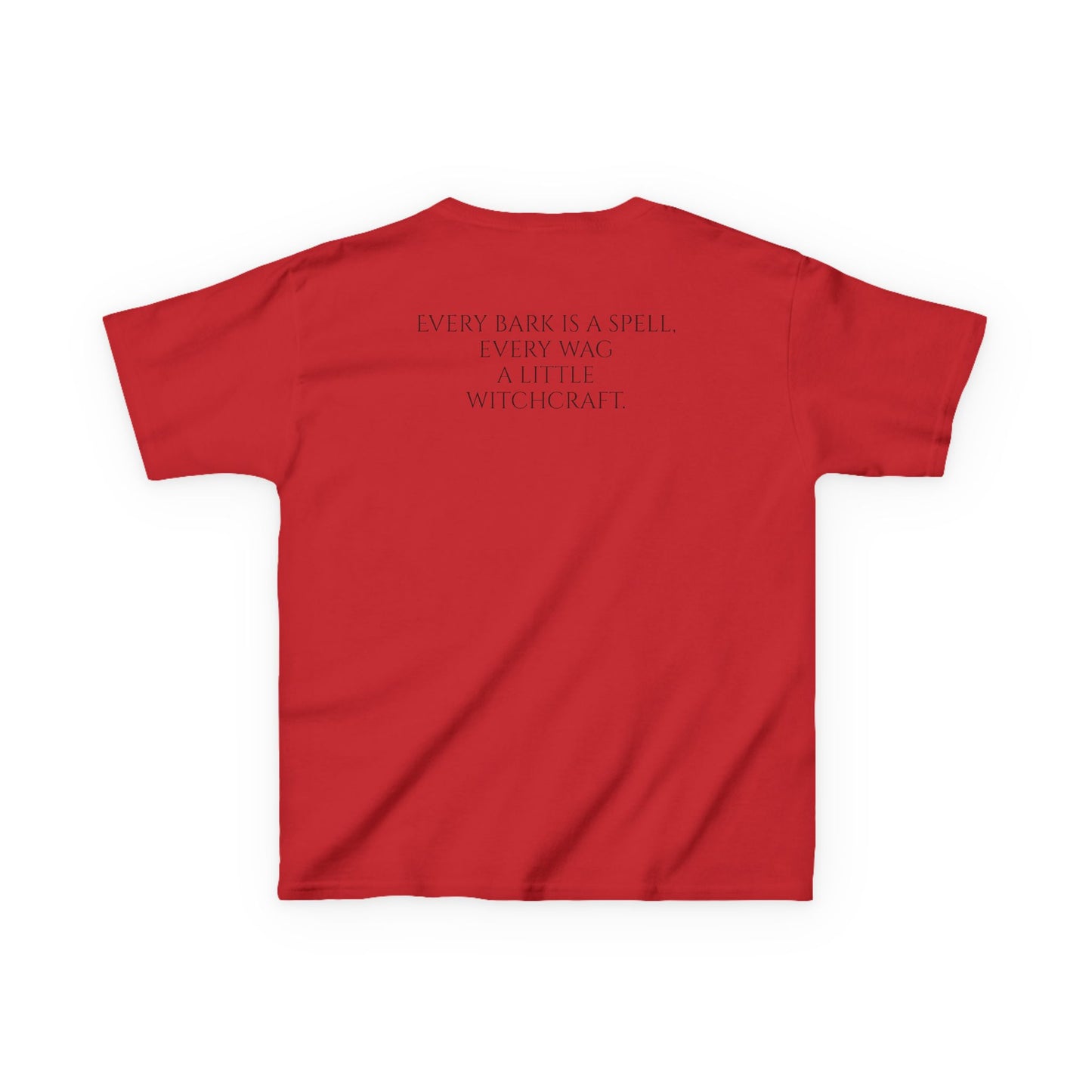 Morticia Raven Paws Tee - Every Bark is a Spell