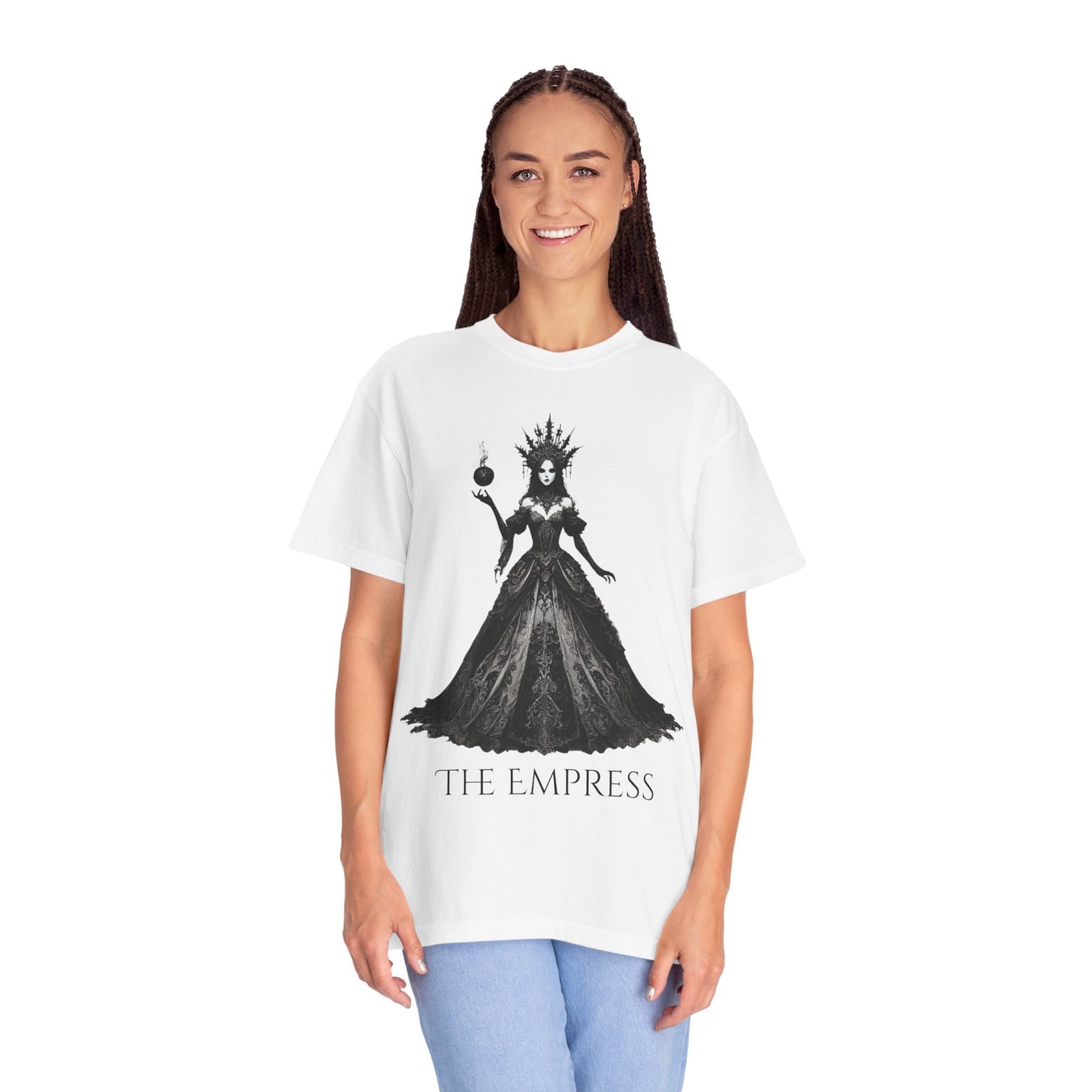 The Empress T-Shirt - Unisex Garment-Dyed Tee for Growth and Abundance
