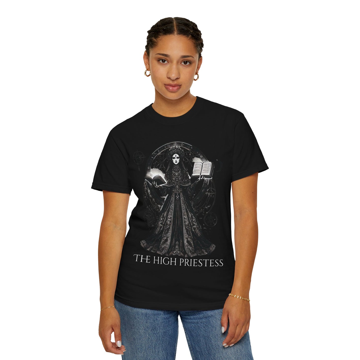 The High Priestess T-Shirt for Spiritual Seekers