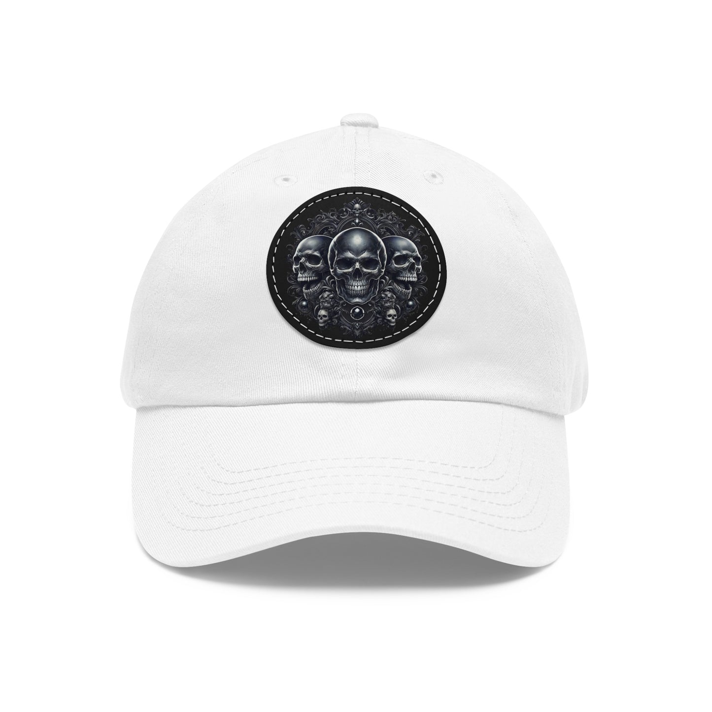Skull Patch Dad Hat - Stylish Everyday Cap for Men