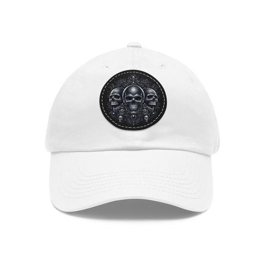 Skull Patch Dad Hat - Stylish Everyday Cap for Men