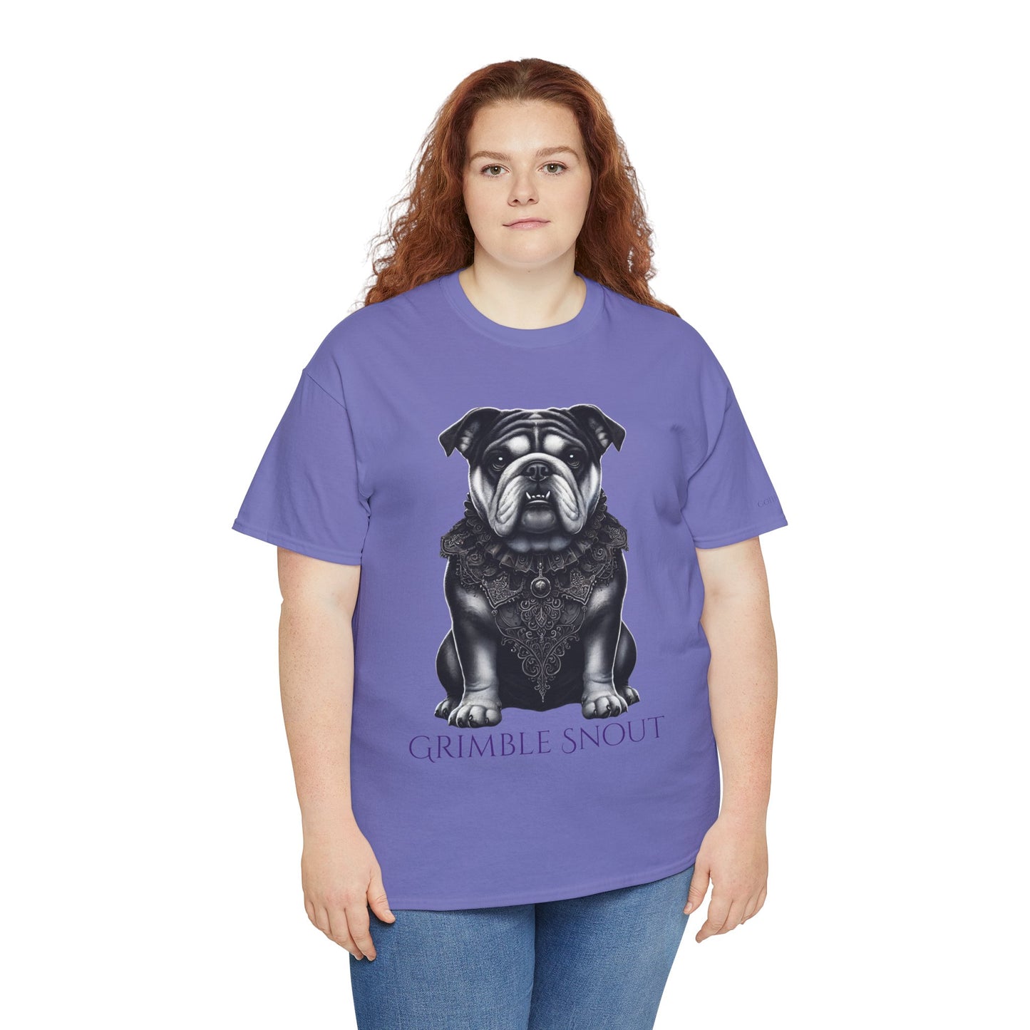 Grimble Snout Unisex Heavy Cotton Tee - Embrace the Barkness Dog Shirt