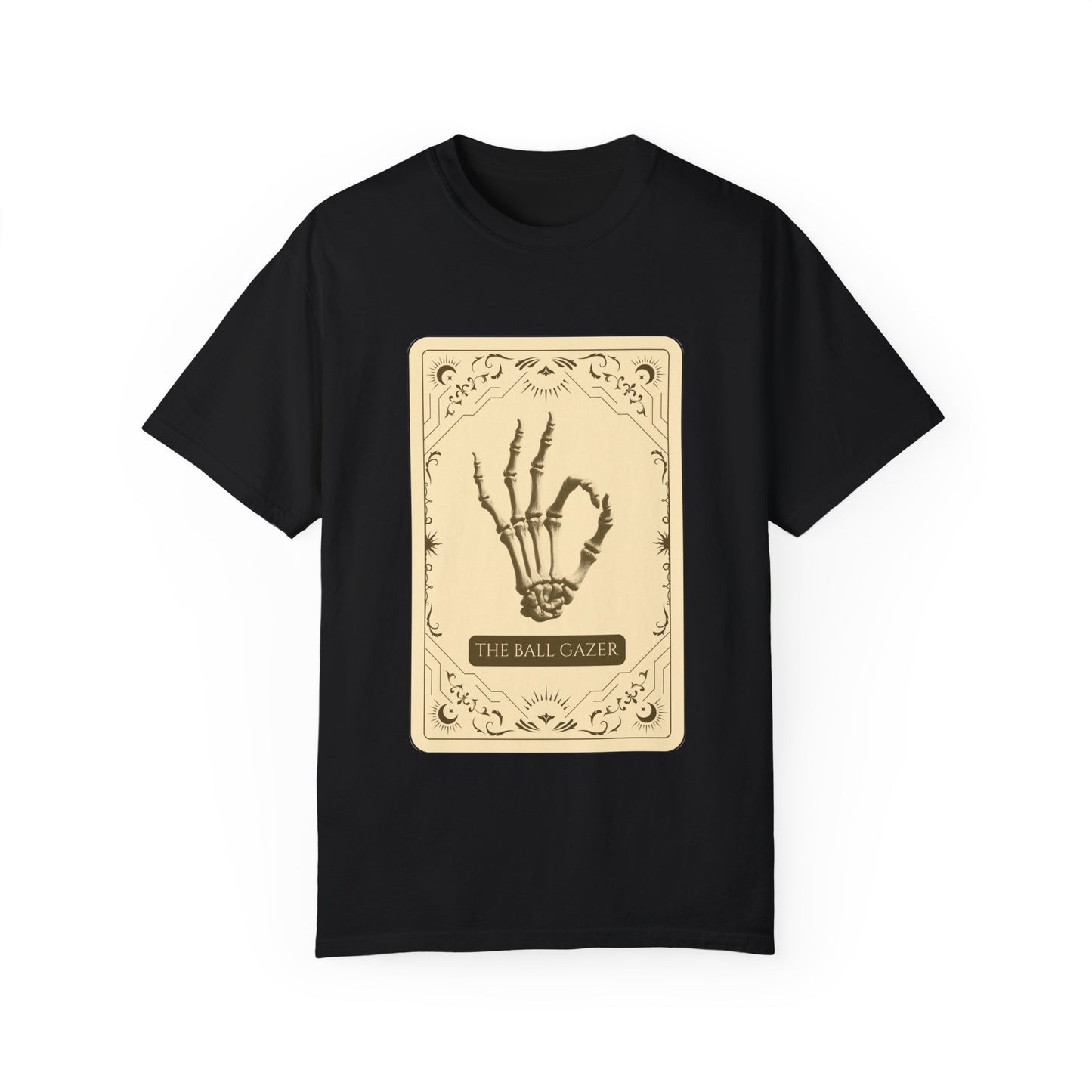 The Ball Gazer Unisex Garment-Dyed T-Shirt - See It All, Know It All, Own It All.