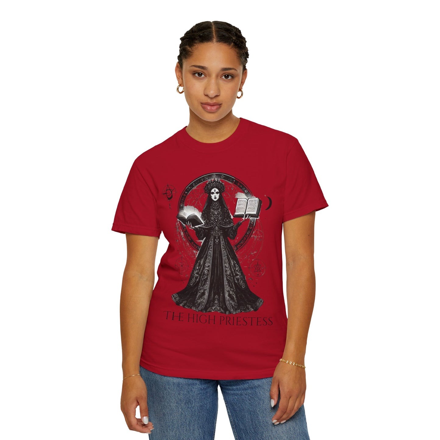 The High Priestess T-Shirt for Spiritual Seekers