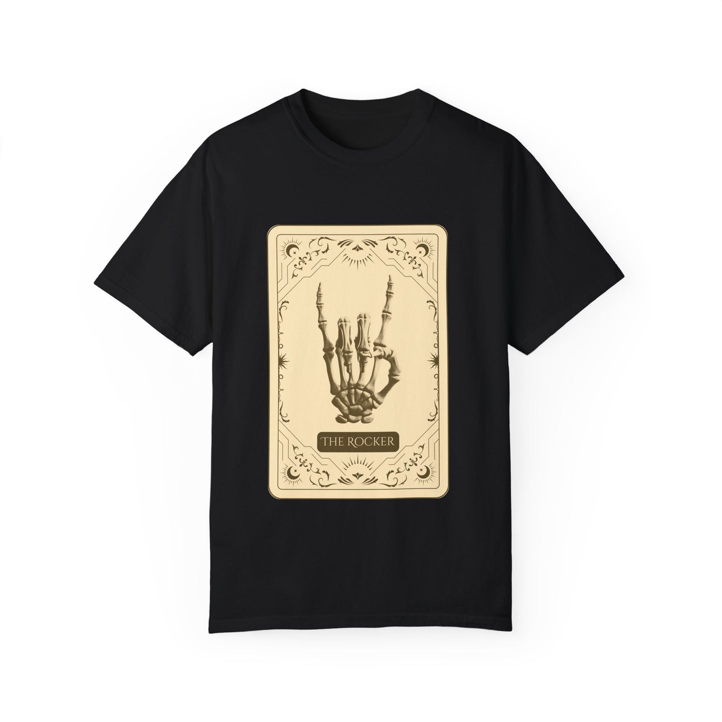 The Rocker Unisex Garment-Dyed T-Shirt - Unleash the Fire Within. Live Loud, Die Free.